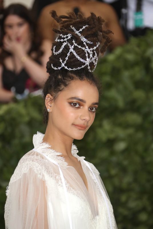 SASHA LANE at MET Gala 2018 in New York 05/07/2018