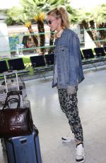 SASHA LUSS Arrives at Nice Airport 05/08/2018