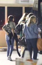 SELENA GOMEZ Barding a Limo Bus in Pasadena 05/20/2018