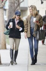 SELMA BLAIR and MONET MAZUR Out for Coffee in Los Angeles 05/24/2018