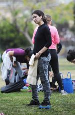 SELMA BLAIR and ROSELYN SANCHEZ Working Out at a Park in Studio City 05/23/2018