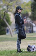 SELMA BLAIR and ROSELYN SANCHEZ Working Out at a Park in Studio City 05/23/2018