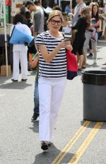 SELMA BLAIR Shopping at Farmers Market in Los Angeles 05/27/2018