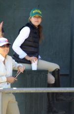 SELMA BLAIR Watching Horseback Riding in Los Angeles 05/17/2018