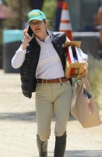SELMA BLAIR Watching Horseback Riding in Los Angeles 05/17/2018