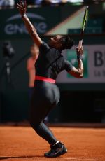 SERENA WILLIAMS in Tights at French Open Tennis Tournament 2018 in Paris 05/29/2018