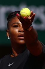 SERENA WILLIAMS in Tights at French Open Tennis Tournament 2018 in Paris 05/29/2018