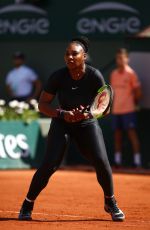 SERENA WILLIAMS in Tights at French Open Tennis Tournament 2018 in Paris 05/29/2018