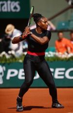 SERENA WILLIAMS in Tights at French Open Tennis Tournament 2018 in Paris 05/29/2018