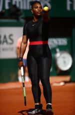 SERENA WILLIAMS in Tights at French Open Tennis Tournament 2018 in Paris 05/29/2018