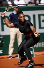 SERENA WILLIAMS in Tights at French Open Tennis Tournament 2018 in Paris 05/29/2018