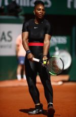 SERENA WILLIAMS in Tights at French Open Tennis Tournament 2018 in Paris 05/29/2018