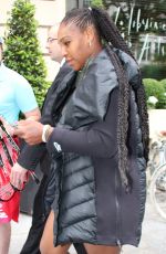 SERENA WILLIAMS Leaves Her Hotel in Paris 05/29/2018