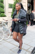 SERENA WILLIAMS Leaves Her Hotel in Paris 05/29/2018