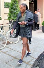 SERENA WILLIAMS Leaves Her Hotel in Paris 05/29/2018