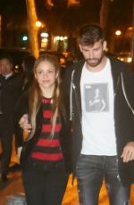 SHAKIRA and Gerard Pique Our for Dinner in Barcelona 05/06/2018
