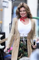 SHANIA TWAIN Performs on Today Show Concert Series in New York 04/30/2018