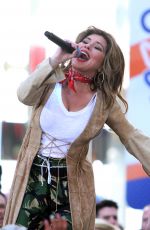 SHANIA TWAIN Performs on Today Show Concert Series in New York 04/30/2018