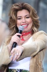 SHANIA TWAIN Performs on Today Show Concert Series in New York 04/30/2018