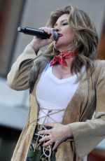 SHANIA TWAIN Performs on Today Show Concert Series in New York 04/30/2018