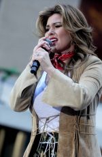 SHANIA TWAIN Performs on Today Show Concert Series in New York 04/30/2018