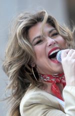 SHANIA TWAIN Performs on Today Show Concert Series in New York 04/30/2018