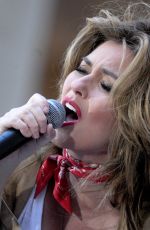 SHANIA TWAIN Performs on Today Show Concert Series in New York 04/30/2018