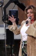 SHANIA TWAIN Performs on Today Show Concert Series in New York 04/30/2018