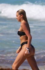 SHANNON BARKER in Bikini on the Beach in Miami 05/17/2018