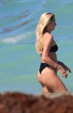 SHANNON BARKER in Bikini on the Beach in Miami 05/17/2018