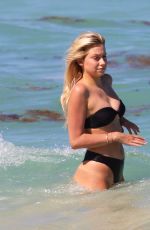 SHANNON BARKER in Bikini on the Beach in Miami 05/17/2018