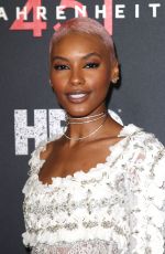 SHARAM DINIZ at Fahrenheit 451 Premiere in New York 05/08/2018