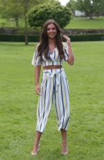 SHELBY TRIBBLE on the Set of The Only Way is Essex at Colchester Castle 05/10/2018