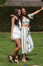 SHELBY TRIBBLE on the Set of The Only Way is Essex at Colchester Castle 05/10/2018