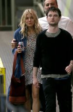 SIENNA MILLER and Tom Sturridge Out in New York 05/05/2018