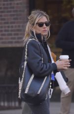 SIENNA MILLER Heading to a Gym in New York 05/01/2018