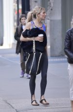 SIENNA MILLER Heading to a Gym in New York 05/01/2018