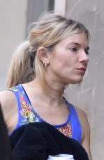 SIENNA MILLER Heading to a Gym in New York 05/01/2018