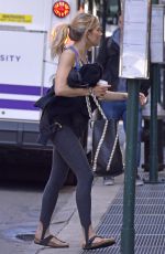 SIENNA MILLER Heading to a Gym in New York 05/01/2018