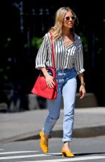 SIENNA MILLER in Jeans Out in New York 05/23/2018