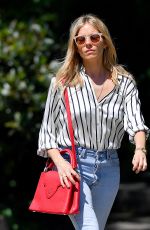 SIENNA MILLER in Jeans Out in New York 05/23/2018