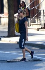 SIENNA MILLER in Leggings Heading to a Gym in New York 05/03/2018