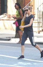 SIENNA MILLER in Leggings Heading to a Gym in New York 05/03/2018