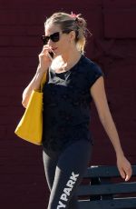 SIENNA MILLER in Leggings Heading to a Gym in New York 05/03/2018
