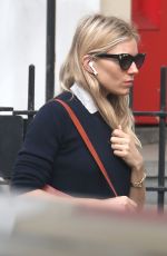 SIENNA MILLER in Ripped Denim Out in New York 05/10/2018