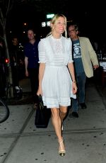 SIENNA MILLER Leaves Bowery Hotel in New York 05/03/2018