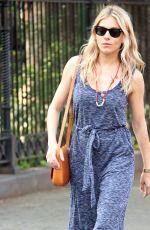 SIENNA MILLER Out and About in New York 05/15/2018