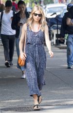 SIENNA MILLER Out and About in New York 05/15/2018