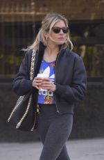 SIENNA MILLER Out in New York 05/01/2018