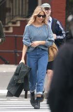 SIENNA MILLER Out in New York 05/18/2018